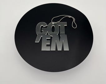 Got 'EM Clear Acrylic Ornament | Sneakerhead Gift | SNKR | Stocking Stuffer | Wall Art | Shoe Collector | Sneaker Display