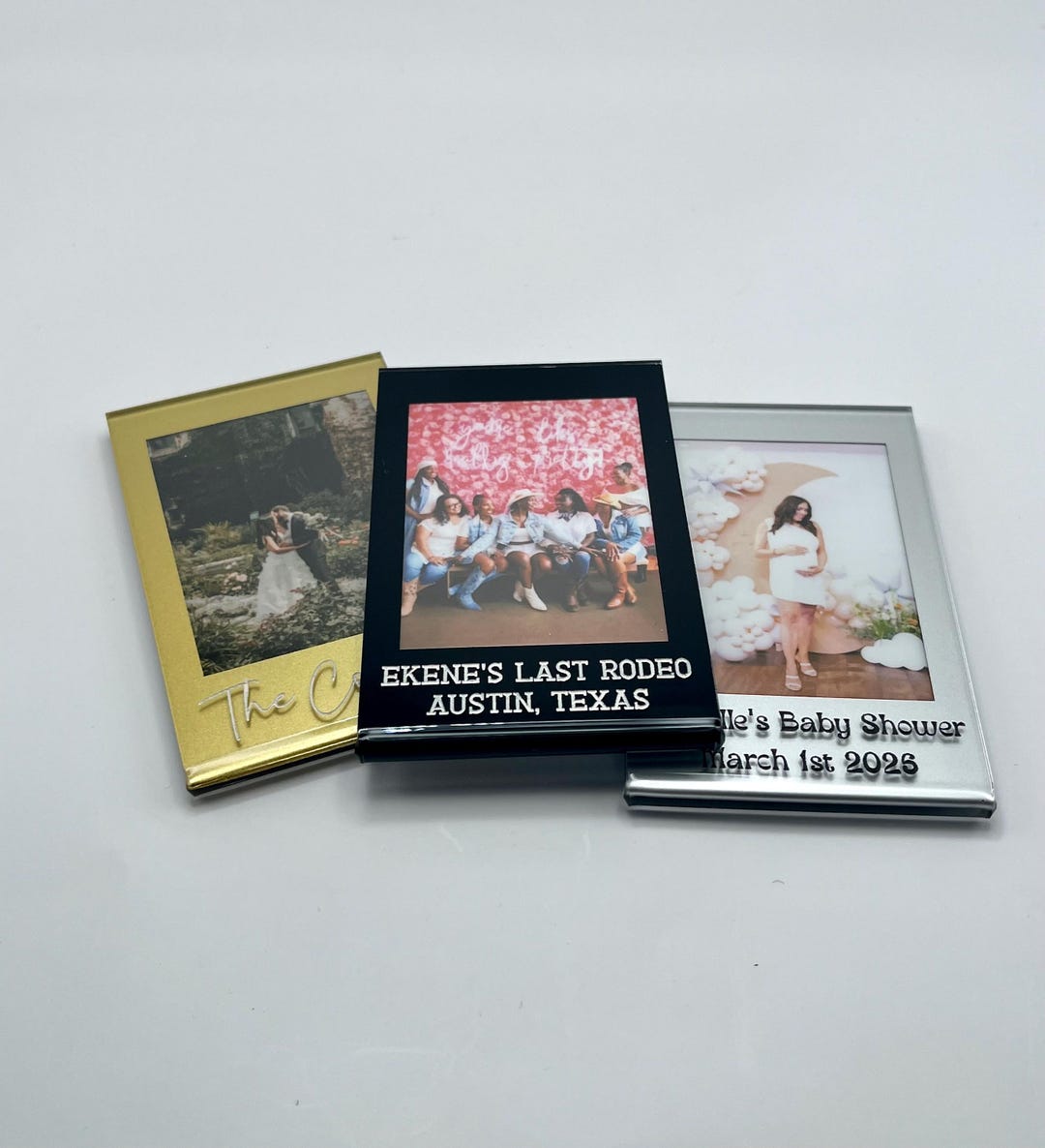 Personalized Magnetic Picture Frame, Custom Acrylic Frame for Instax ...