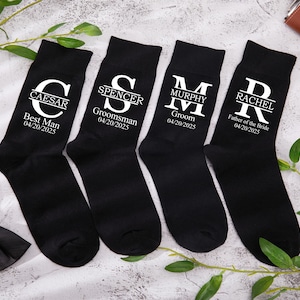 Personalized Best Man Socks,Socks For Wedding,Custom Groomsmen Socks,Wedding Socks for Groom,Page Boy Gifts,Best Man Gift,Wedding Gifts