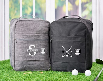 Golf Shoe Bag Groomsmen Gift, Personalized Gift for Men, Groomsman Golf Gift, Custom Gift for Golfer, Best Man Gift, Groomsmen Proposal Gift