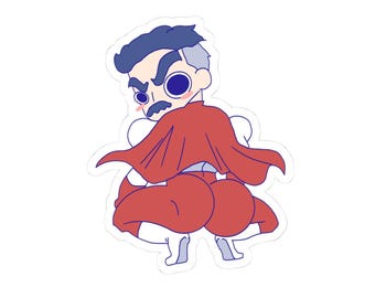 Pegatina omniman DUMMY THICC / invencible