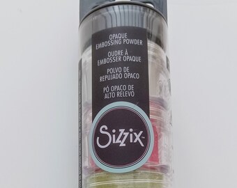 Sizzix Polvo opaco para relieve - Festivo - Paquete de 5 - Nuevo