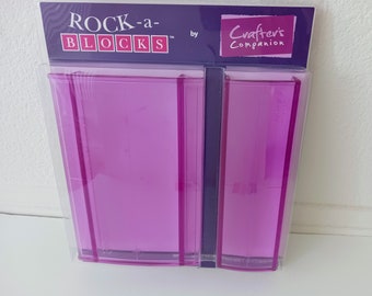 Crafters Companion Large Rock-a-Blocks - 2 pack - NEW