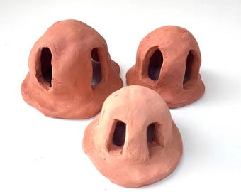 Clay Mushroom House: Shrimp Hideout, Aquarium Decor