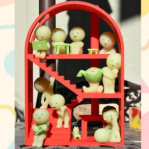 Collectible Figurine Display House: Glow in Dark Options