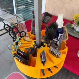 Grooming Caddy: 3D-Printed Rotating Organizer for 1-inch Grooming Bars