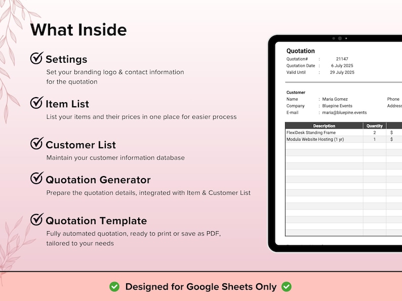 Quote Generator, Quotation Generator, Quote Creator, Quote Calculator ...