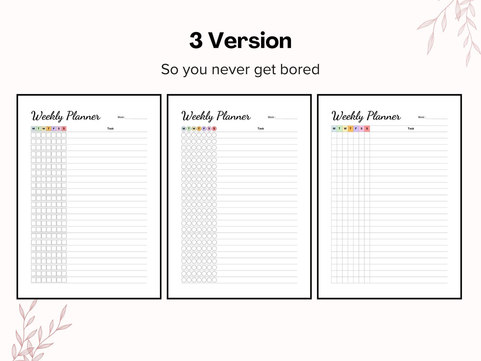 Alastair Method Template, Weekly Planner, to Do List Task Planner ...