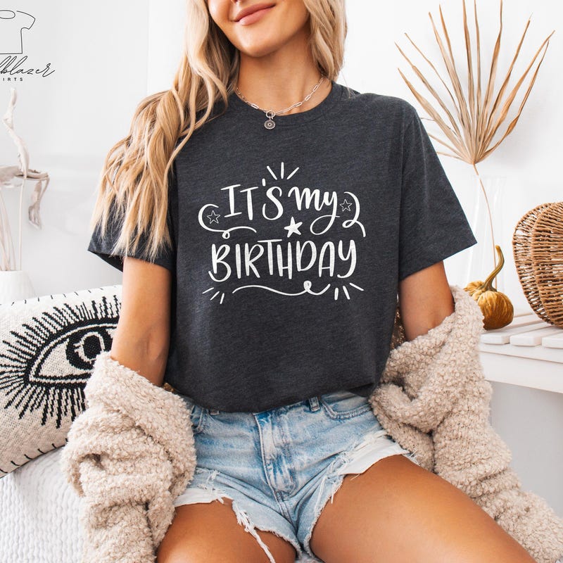 Birthday T Shirt - Etsy
