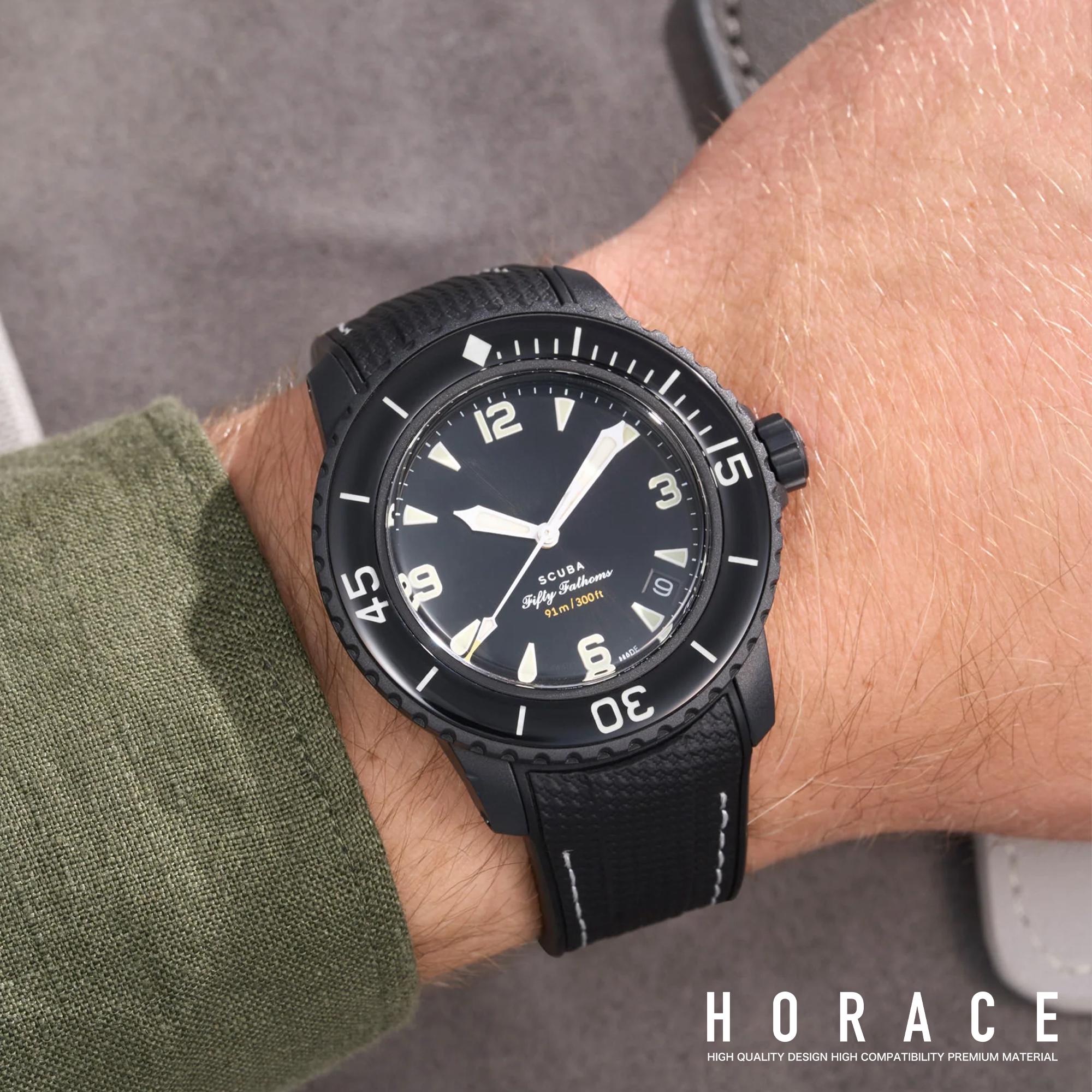 ブランパン x スウォッチ スキューバ フィフティ ファゾムズ対応 22mm