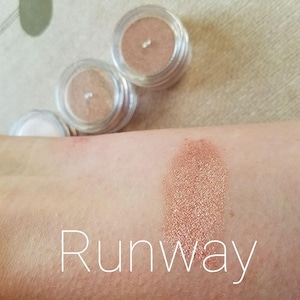 RUNWAY - Berry + Rose Gold All over Face Color - Bronze, Blush, Eye - Mineral Mica Make up - you choose 5ml. or 10ml sifter jar cruelty free