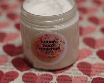 VALENTINES DAY - Whipped Frosting Lotion - 4 oz. - Pure Shea & Coconut Oil - Vegan - spa gift - Galentine - Valentine - Love Potion