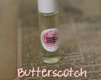 BUTTERED BEER PERFUME Oil Roll On - Sweet Butterscotch Candy Scent- 7ml Glass Roll On Bottle,  Paraban and Phthalate Free, Vegan Perfume