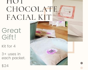 DIY KIT |  Hot CHOCOLATE Facial |  Gift for Kids |  Christmas Gift | Mommy and me | bath and body | Spa Night |  Sleepover Party