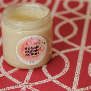 LADY Whistledown Scones Whipped Cream Sugar Scrub - Valentine Gift for her - 4oz skin care -  Body Polish - Self Care - for Kids - Spa Gift