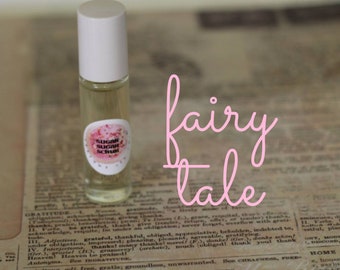 FAIRY TALE - Perfume Oil Roll On - 7ml Glass Roll On Bottle, Vegan - Lily, Sugared Strawberry, Pink Grapefruit, Sandlewood -Cruelty Free
