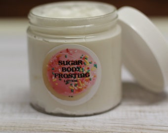 BARE no scent no color Body/Face FROSTING - Vegan - Whipped Body Butter Lotion - Kid Friendly - Pure Shea & Coconut Oil - 4 oz.