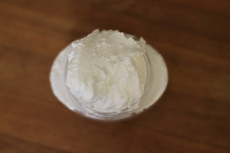 HAPPY BIRTHDAY Cake Body Frosting Vegan Whipped Body Butter Lotion Pure Shea & Coconut Oil 4 oz. Smells like birthday cake image 3