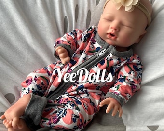 13inch Full Body Silicone Reborn Dolls, Reborn Baby Girl Dolls, Silicone Doll with Wet System