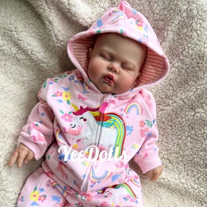 24 Inch Lifelike Reborn Baby Doll: Hand-Painted Realistic Weighted Toy