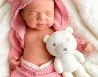 Full Body Silicone Dolls - 18inch Squishy Reborn Silicone Baby Boy or Girl Doll - Christmas Gift