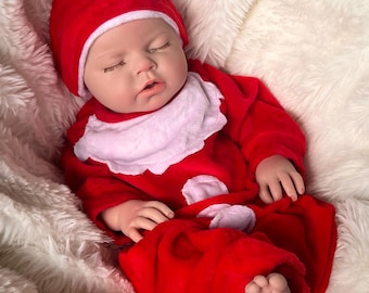 Full Body Silicone Doll, Reborn Girl or Boy, 20" 9 lbs. Wet System Silicone Baby for Christmas