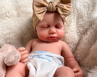 Silicone Doll, 18inch Squishy Full Body Reborn Baby Girl/Boy