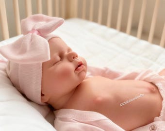 フルボディシリコンリボーンベビードール 18インチ - ウェットシステム搭載のリアルな新生児女の子