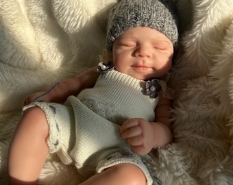 Helkropps silikon reborn docka, 18 tum, 7 pund. Mjuk över hela kroppen, badbar silikonflicka