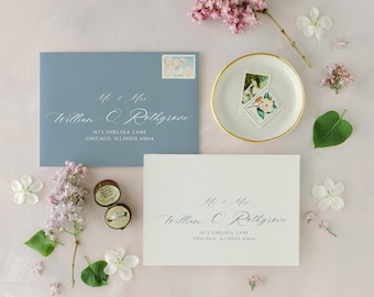 Wedding Envelope Addressing Service, Custom Envelope Printing, Guest Addressed Envelopes, Personalized Return Address, Envelopes Included