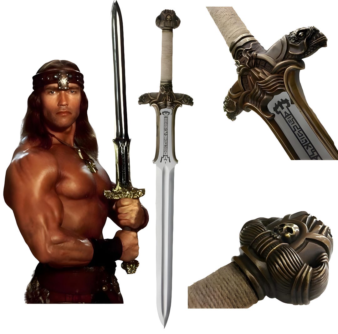 Handmade Conan the Barbarian Replica Atlantean Sword, Stainless Steel ...