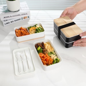 Lunchbox op maat | Lunchbox met naam | Bento Box voor volwassenen | Duurzame lunchcontainer | Vadercadeau | Verjaardagscadeau | Lunchbox voor op het werk