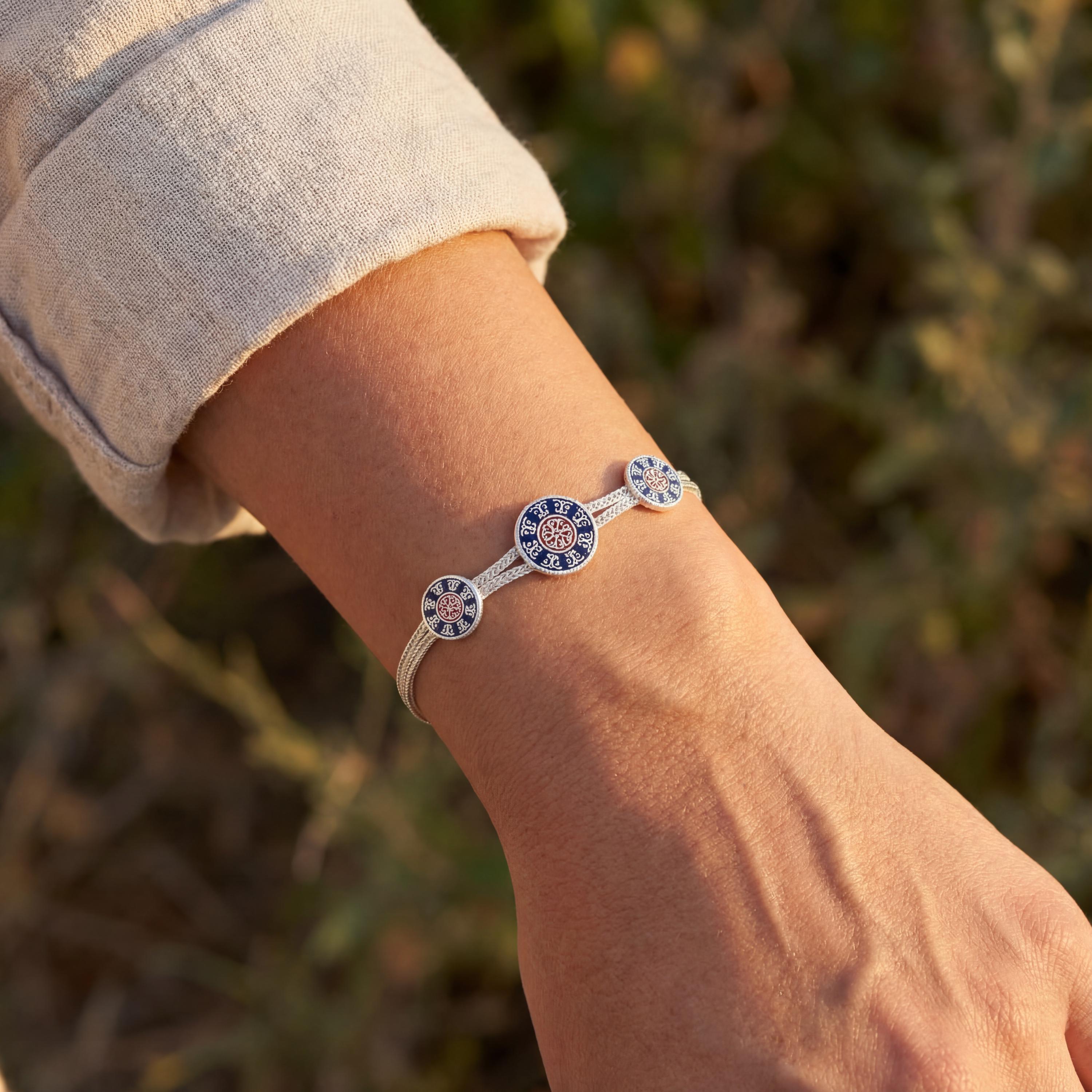 NKlaus Pulsera De Plata Esterlina 925 19cm Ovalada Señoras