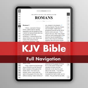 Biblia King James en PDF con navegación completa