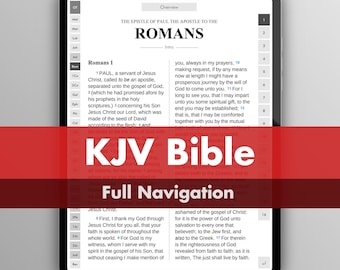 King James Bible PDF with Full Navigation