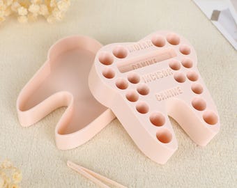 Caja para dientes de leche impresa en 3D, caja para el hada de los dientes, caja para guardar dientes, recuerdo para la época de reemplazo dental, regalo único para bebé