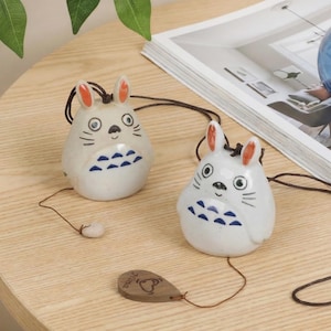 Personalized Totoro Wind Chime,Memorial Wind Chime Gift,Engraved Cat Dog Loss Sympathy Gift,Handmade Totoro Home Decor,Outdoor Garden Decor image 13