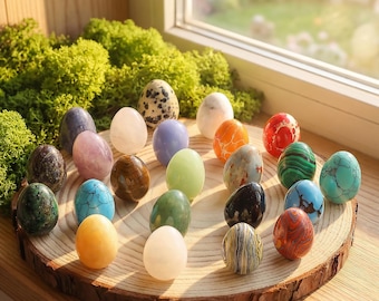 Miniaturas de cristal para presente, decorações exclusivas, ovos de Páscoa de cristal, ideias criativas para cestas, decoração para caça ao tesouro, ovos de cristal aleatórios.