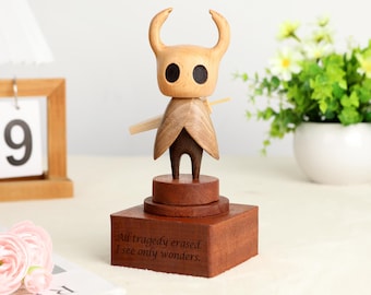 Hollow Knight 木製フィギュア　ホロウナイト ホロウナイト フェイクナイト 木製フィギュア - Etsy 日本