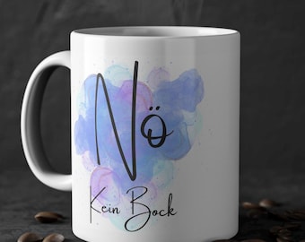 Funny coffee mug - Nope, not in the mood - Funny gift idea for morning grumps and coffee lovers