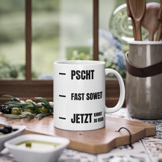 Funny Coffee Mug - Shh, Almost There, Now You Can Talk - Gift Idea for  Morning Grumps and Coffee Lovers - Etsy Canada