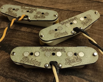 Ron Yin Pickups – ‘69 Woodstock Strat | Handwound | Alnico V | Wax Potted