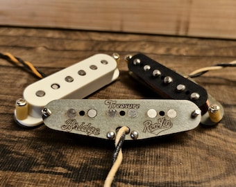 Pastillas Ron Yin – Stratocaster '54 / Cuerda manual Alnico V / Tono vintage / Enceradas