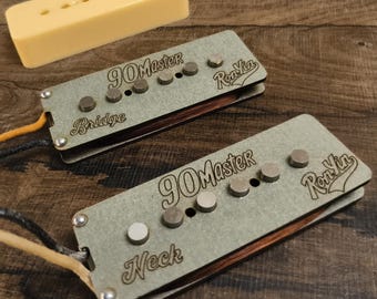 Pastillas Ron Yin – Jazzmaster 90Master tamaño P90 / Cuerda manual / Alnico V / Recubiertas de cera