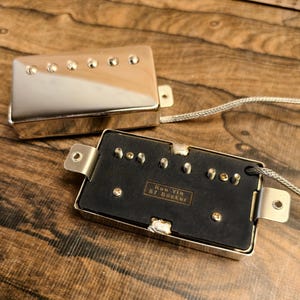 Ron Yin Tonabnehmer - '57 Bucker PAF Humbucker | Handgewickelt | Von Hand abgeschrägte Alnico II Magnetleiste | Wachstopf
