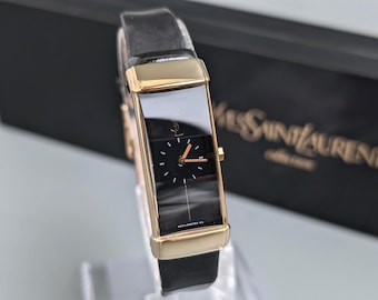 ヴィンテージ YSL イヴ・サンローラン メンズ腕時計 - ゴールド