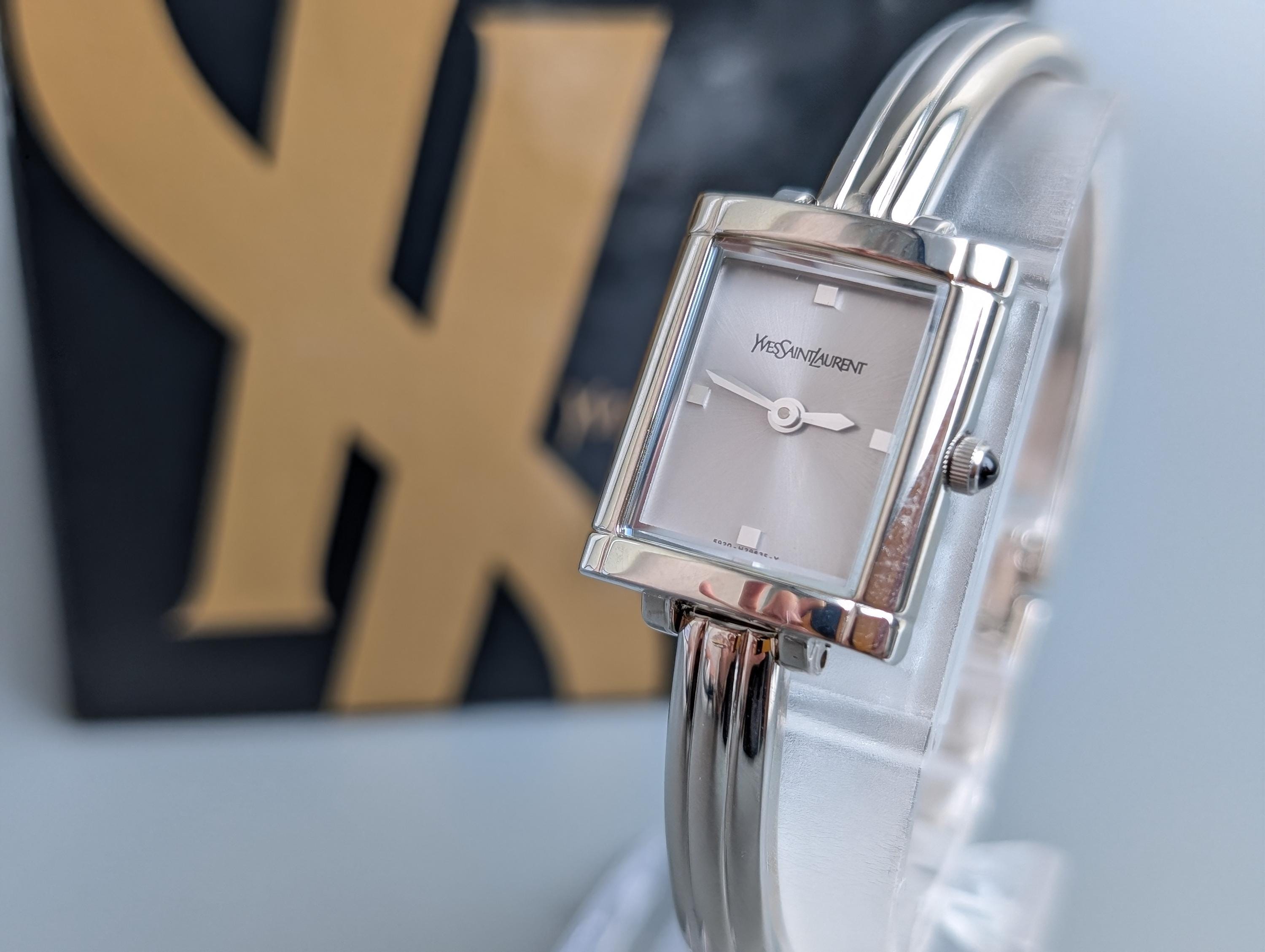 Yves Saint Laurent バングルウォッチ Ysl Watch Bangle - Etsy