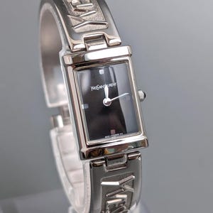 YSL Yves Saint Laurent 5421 Quartz Stainless Steel Women Watch Vintage 17mm