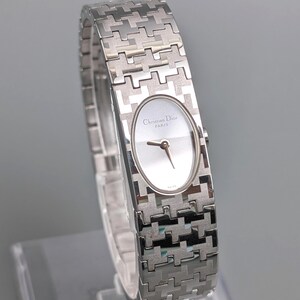 Vintage Christian Dior D70-100 Stainless Steel Silver Dial Quartz