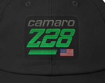Z28 Camaro Distressed Hat: Vintage Muscle Car Cap